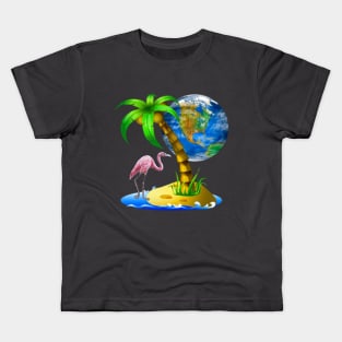 Tropical scene Kids T-Shirt